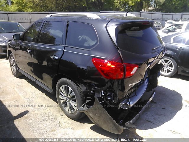 5N1DR2MNXHC625021 - 2017 NISSAN PATHFINDER S/SV/SL/PLATINUM 黑色 照片 3