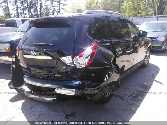 5N1DR2MNXHC625021 - 2017 NISSAN PATHFINDER S/SV/SL/PLATINUM 黑色 照片 4