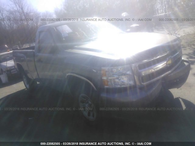 1GCEK14C17Z553790 - 2007 CHEVROLET SILVERADO K1500 GRAY photo 1