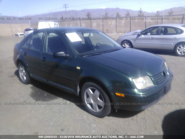 3VWSC29M6XM116065 - 1999 VOLKSWAGEN JETTA GLS GREEN photo 1