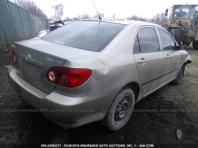 1NXBR32E58Z962867 - 2008 TOYOTA COROLLA CE/LE/S TAN photo 4