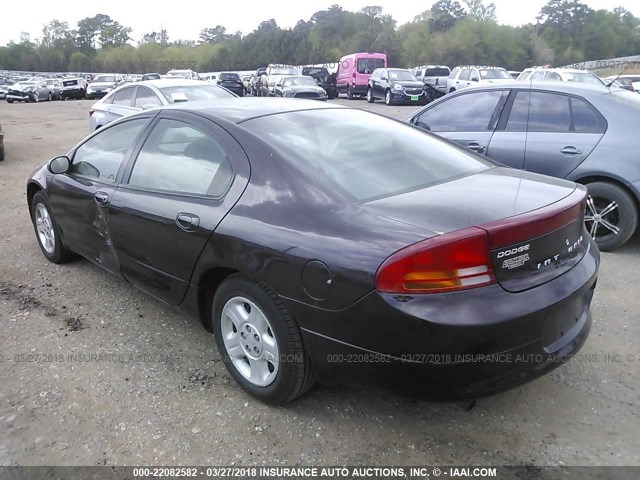 2B3HD46RX4H624993 - 2004 DODGE INTREPID SE PURPLE photo 3