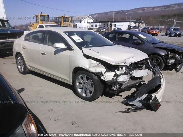 1G4GF5E37DF319567 - 2013 BUICK LACROSSE PREMIUM WHITE photo 1