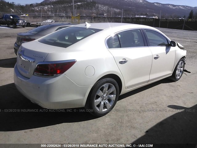 1G4GF5E37DF319567 - 2013 BUICK LACROSSE PREMIUM WHITE photo 4