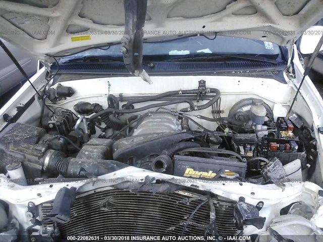 5TDZT34A14S229745 - 2004 TOYOTA SEQUOIA SR5 WHITE photo 10