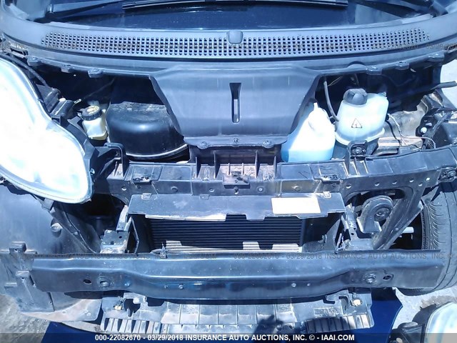 WMEEJ31X29K260094 - 2009 SMART FORTWO PURE/PASSION BLUE photo 10