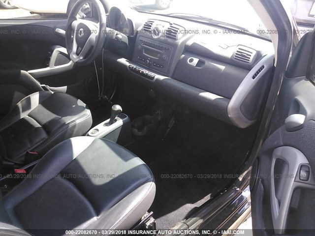 WMEEJ31X29K260094 - 2009 SMART FORTWO PURE/PASSION BLUE photo 5