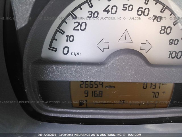 WMEEJ31X29K260094 - 2009 SMART FORTWO PURE/PASSION BLUE photo 7