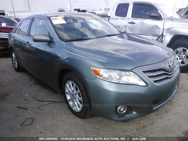 4T1BK3EK2BU628034 - 2011 TOYOTA CAMRY SE/LE/XLE GREEN photo 1