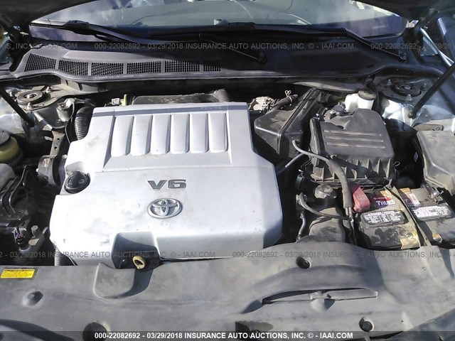 4T1BK3EK2BU628034 - 2011 TOYOTA CAMRY SE/LE/XLE Зеленый фото 10