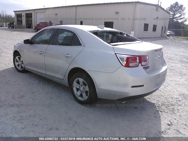 1G11C5SL5FU152138 - 2015 CHEVROLET MALIBU 1LT 银色 照片 3