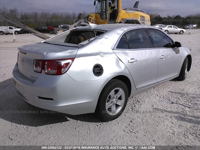 1G11C5SL5FU152138 - 2015 CHEVROLET MALIBU 1LT 银色 照片 4