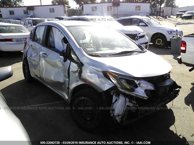 3N1CE2CP1FL404782 - 2015 NISSAN VERSA NOTE S/S PLUS/SV/SL/SR SILVER photo 1