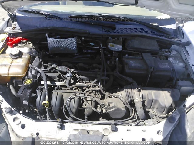 1FAFP34N87W222697 - 2007 FORD FOCUS ZX4/S/SE/SES 白色 照片 10