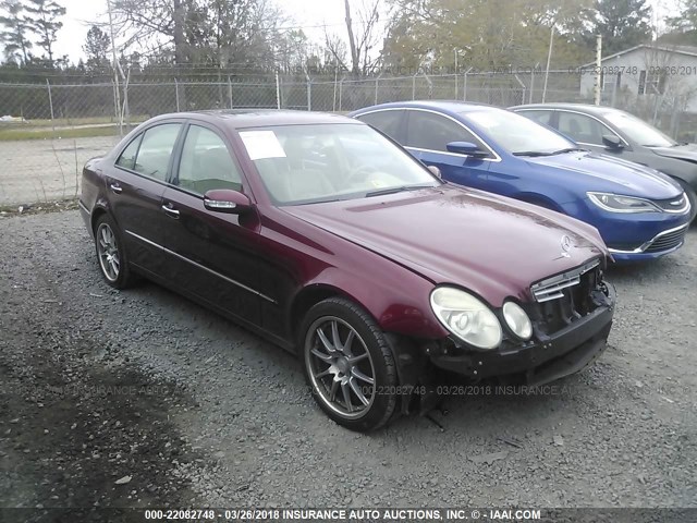 WDBUF65J03A331016 - 2003 MERCEDES-BENZ E 320 BURGUNDY photo 1