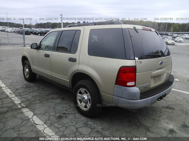 1FMZU62E62UA29145 - 2002 FORD EXPLORER XLS TAN photo 3