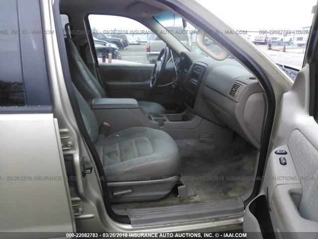 1FMZU62E62UA29145 - 2002 FORD EXPLORER XLS TAN photo 5