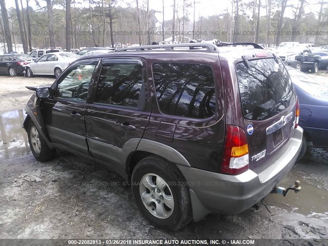 4F2YU08111KM55398 - 2001 MAZDA TRIBUTE LX/ES BROWN photo 3