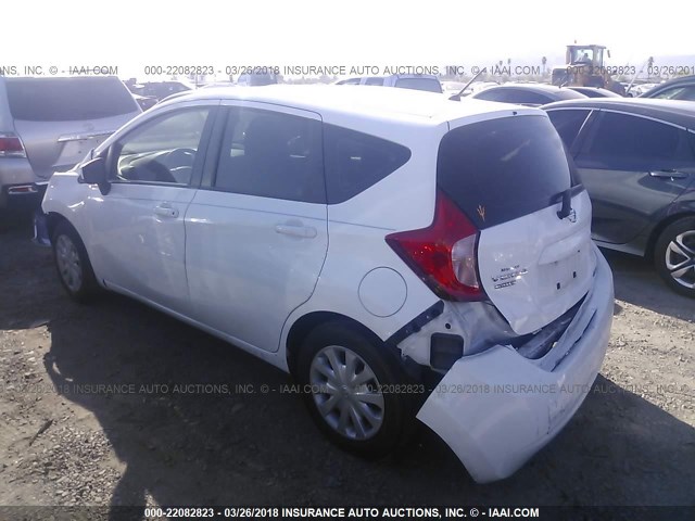 3N1CE2CP0GL361036 - 2016 NISSAN VERSA NOTE S/S PLUS/SV/SL/SR WHITE photo 3