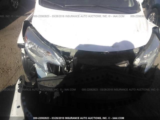 3N1CE2CP0GL361036 - 2016 NISSAN VERSA NOTE S/S PLUS/SV/SL/SR WHITE photo 6