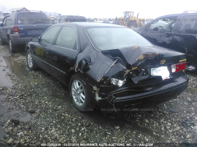 4T1BF28K7YU942846 - 2000 TOYOTA CAMRY LE/XLE Սև լուսանկար 3