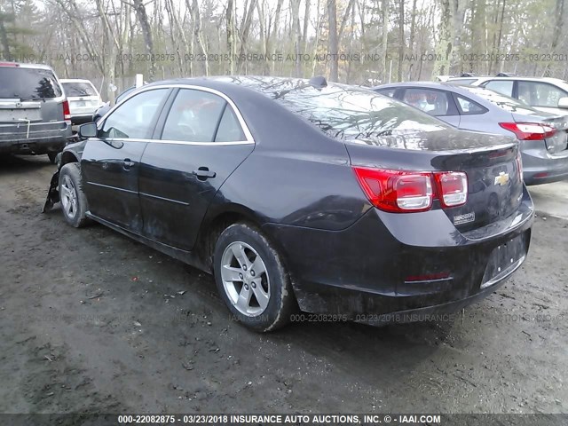 1G11B5SL2EF122441 - 2014 CHEVROLET MALIBU LS 黑色 照片 3