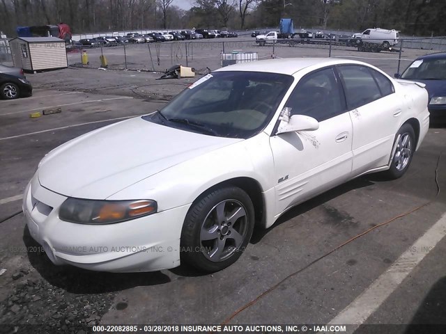 1G2HY54K624220568 - 2002 PONTIAC BONNEVILLE SLE WHITE photo 2