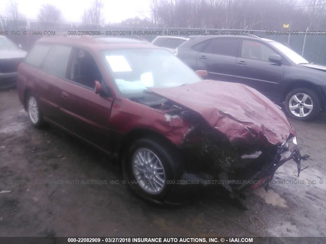 4S3BH635037306302 - 2003 SUBARU LEGACY L/L SPECIAL MAROON photo 1