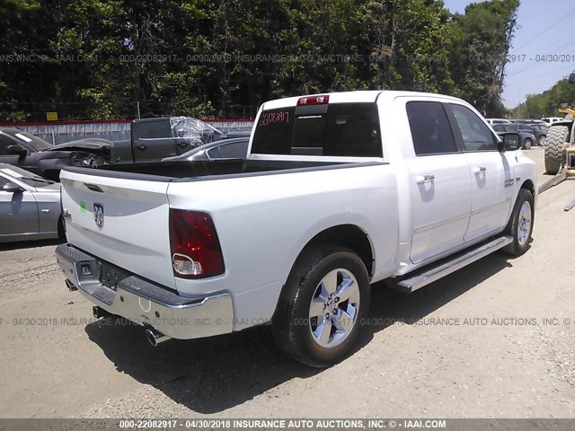 1C6RR6LT8DS555382 - 2013 RAM 1500 SLT WHITE photo 4