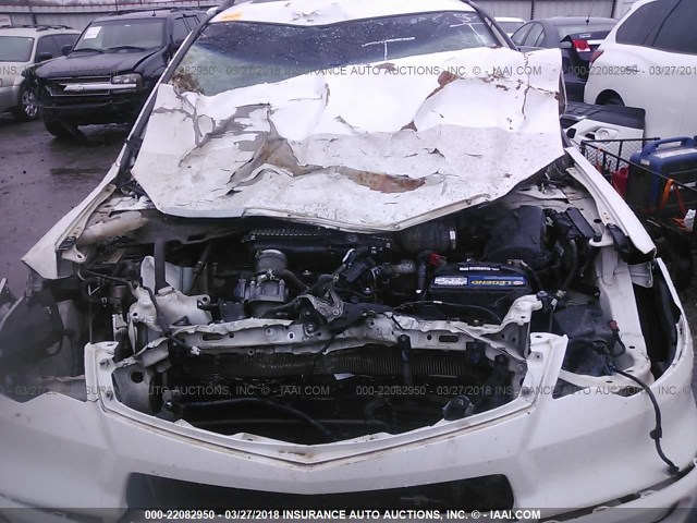 5J8TB18508A001802 - 2008 ACURA RDX TECHNOLOGY WHITE photo 10