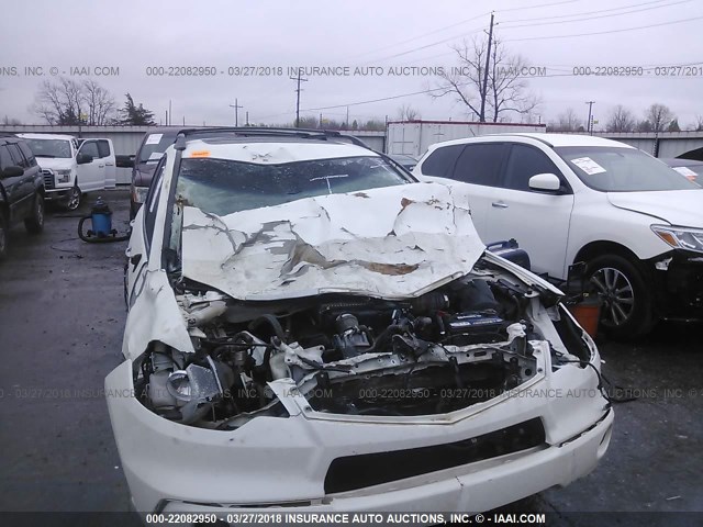 5J8TB18508A001802 - 2008 ACURA RDX TECHNOLOGY WHITE photo 6