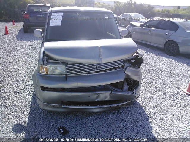 JTLKT324464111738 - 2006 TOYOTA SCION XB ვერცხლისფერი ფოტო 6