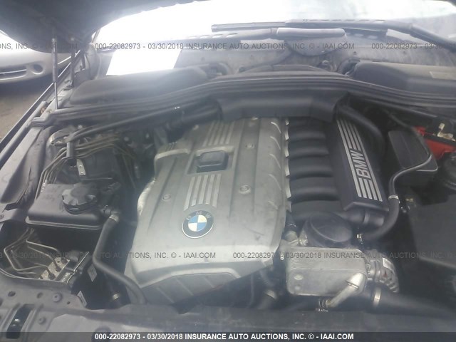 WBANF73506CU21077 - 2006 BMW 530 XI BLACK photo 10