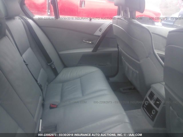 WBANF73506CU21077 - 2006 BMW 530 XI BLACK photo 8