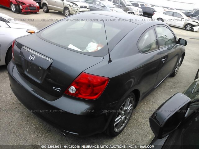 JTKDE177960095316 - 2006 TOYOTA SCION TC 灰色 照片 4
