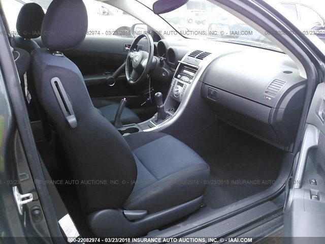 JTKDE177960095316 - 2006 TOYOTA SCION TC GRAY photo 5