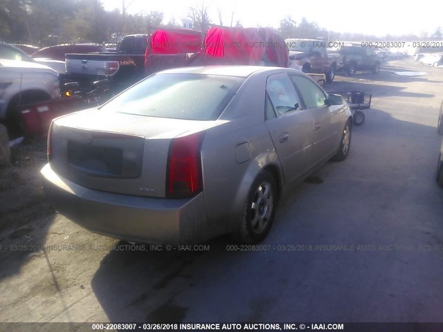 1G6DM57N030167969 - 2003 CADILLAC CTS GOLD photo 4