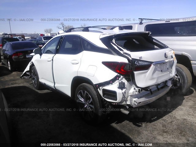 JTJBZMCA4H2022655 - 2017 LEXUS RX 350/BASE/F SPORT WHITE photo 3