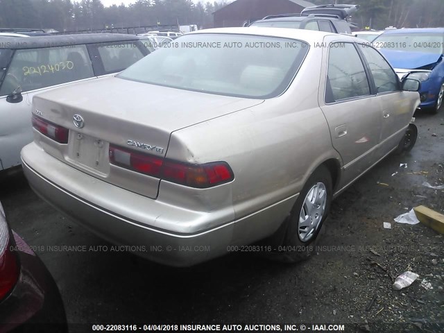 4T1BG22K4XU563131 - 1999 TOYOTA CAMRY CE/LE/XLE 金色 照片 4