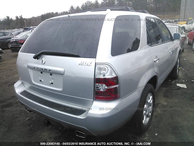 2HNYD18786H534361 - 2006 ACURA MDX TOURING SILVER photo 4