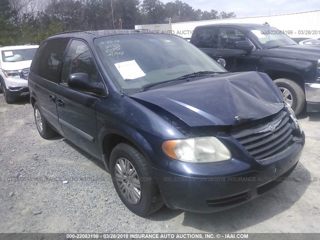 1A4GJ45R17B202123 - 2007 CHRYSLER TOWN & COUNTRY LX BLUE photo 1