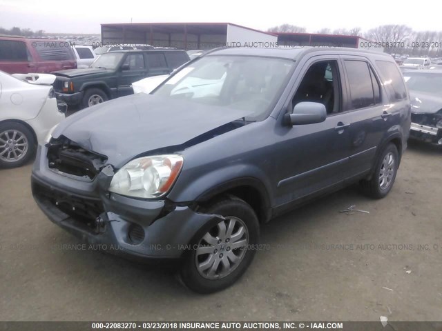 SHSRD78945U330426 - 2005 HONDA CR-V SE/EX GRAY photo 2