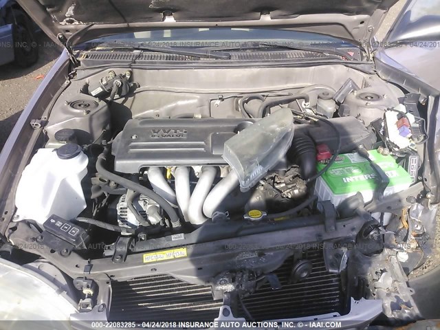 1NXBR12E1YZ329836 - 2000 TOYOTA COROLLA VE/CE/LE 棕色 照片 10