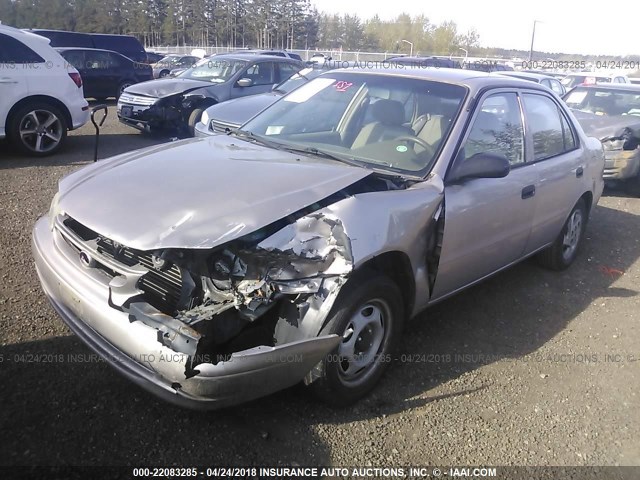 1NXBR12E1YZ329836 - 2000 TOYOTA COROLLA VE/CE/LE 棕色 照片 2