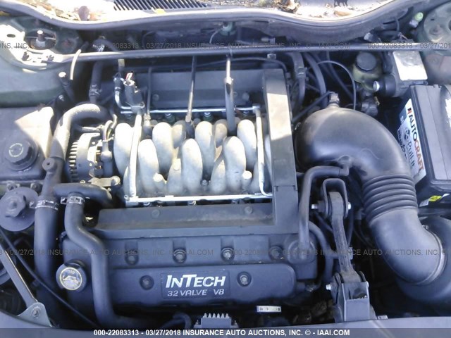 1LNFM97V6WY637534 - 1998 LINCOLN CONTINENTAL  绿色 照片 10