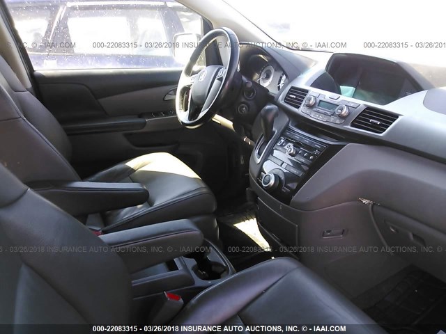 5FNRL5H64BB087068 - 2011 HONDA ODYSSEY EXL შავი ფოტო 5