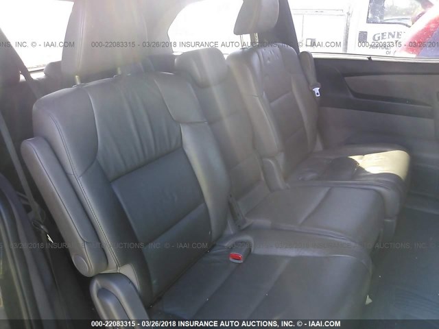 5FNRL5H64BB087068 - 2011 HONDA ODYSSEY EXL შავი ფოტო 8