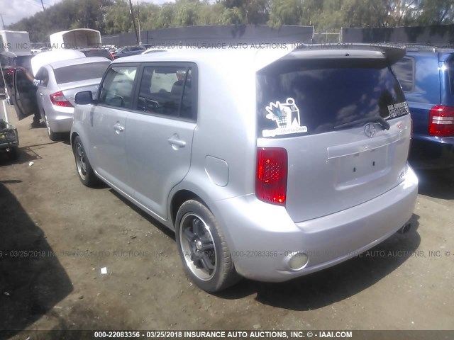 JTLKE50E681052231 - 2008 TOYOTA SCION XB ვერცხლისფერი ფოტო 3
