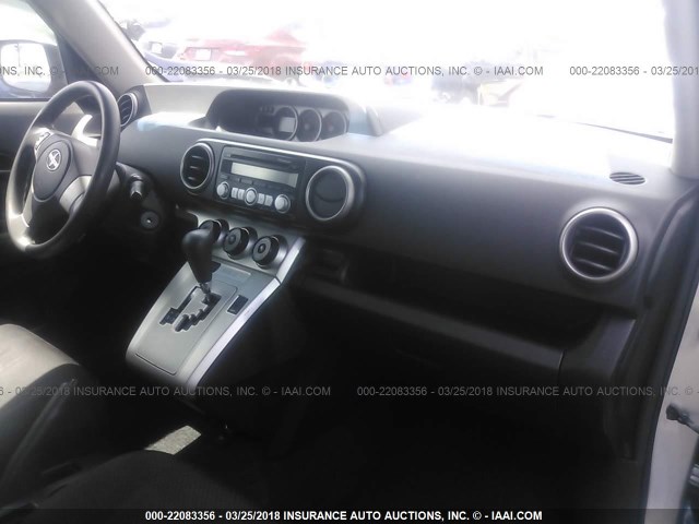 JTLKE50E681052231 - 2008 TOYOTA SCION XB ვერცხლისფერი ფოტო 5