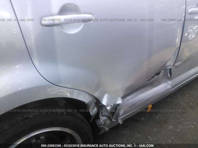 JTLKE50E681052231 - 2008 TOYOTA SCION XB ვერცხლისფერი ფოტო 6